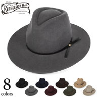ハット メンズ 秋冬 つば広ハット 中折れハット ブランド ■TheREPressionHat リプレッションハット オリ…