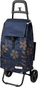 【公式】ショッピングカート cocoro コ・コロ 花柄 40L 保冷 保温 折りたたみ 軽量 静音タイヤ おしゃれ かわいい 北欧デザイン 大容量 買い物カート レディース 2輪 コンパクト収納 エコバッグ