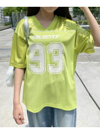 【SALE／30%OFF】フットボールTシャツ repipi armario レピピアルマリオ トップス カットソー・Tシャツ ピンク ブラック ホワイト グリーン【RBA_E】[Rakuten Fashion]