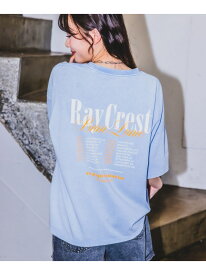 AcidWashルーズTシャツ repipi armario レピピアルマリオ トップス カットソー・Tシャツ ブラック ホワイト ブルー【送料無料】[Rakuten Fashion]