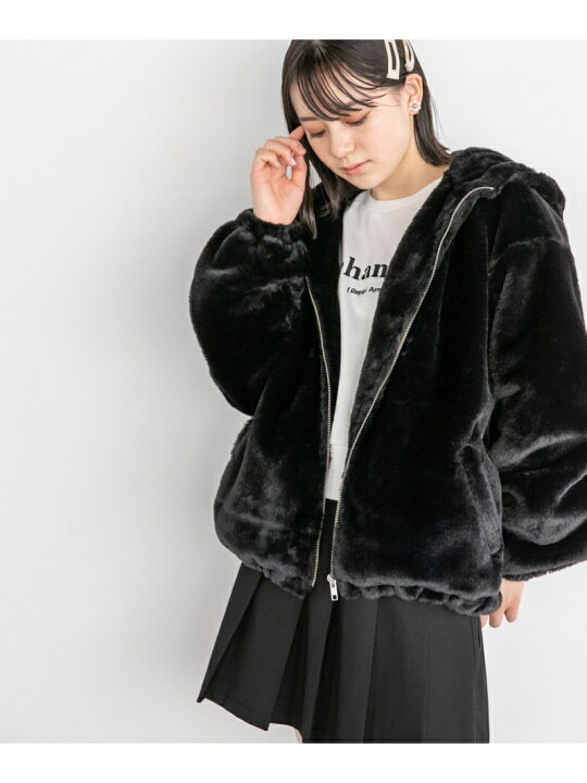 楽天市場】【SALE／10%OFF】(K)モコモコファーフーディーJK repipi 