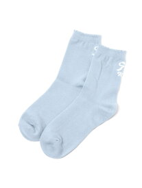 バックリボンソックス repipi armario レピピアルマリオ 靴下・レッグウェア 靴下 ブルー ホワイト ブラック[Rakuten Fashion]