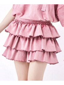 【SALE／50%OFF】Acidティアードスカート repipi armario レピピアルマリオ スカート ミニスカート ブルー ブラック ピンク【RBA_E】[Rakuten Fashion]