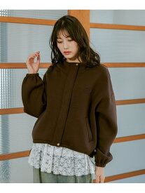 【SALE／50%OFF】モチモチフーディージャケット repipi armario レピピアルマリオ トップス スウェット・トレーナー ブルー ブラウン ブラック【RBA_E】[Rakuten Fashion]