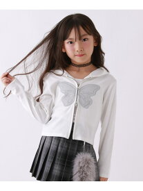 【SALE／20%OFF】【10C REPIPI】バタフライZIPフーディ 10C REPIPI レピピアルマリオ トップス スウェット・トレーナー パープル ブラック ホワイト【RBA_E】[Rakuten Fashion]