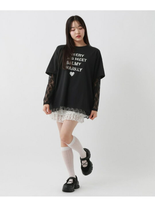 楽天市場】Sheerレイヤードワンピース repipi armario 