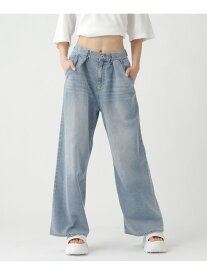 【SALE／20%OFF】【COOL】ホックデニムパンツ repipi armario レピピアルマリオ パンツ ジーンズ・デニムパンツ ブルー ブラック【RBA_E】【送料無料】[Rakuten Fashion]