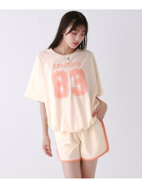 ナンバリングセットアップ repipi armario レピピアルマリオ パンツ その他のパンツ グレー ホワイト ブルー【送料無料】[Rakuten Fashion]