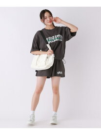 【SALE／50%OFF】Daisyロゴセットアップ【5分袖】 repipi armario レピピアルマリオ パンツ その他のパンツ ホワイト ブラック グレー【RBA_E】[Rakuten Fashion]