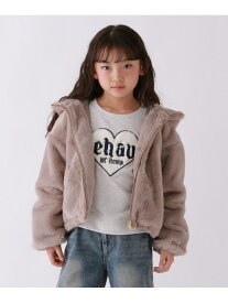 【SALE／50%OFF】【10C REPIPI】モコモコファーフーディ 10C REPIPI レピピアルマリオ ジャケット・アウター ブルゾン・ジャンパー ホワイト ブラウン グレー【RBA_E】[Rakuten Fashion]
