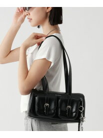 【SALE／20%OFF】ロングハンドルBAG repipi armario レピピアルマリオ バッグ ハンドバッグ ブラック ピンク ブルー ブラウン ホワイト シルバー【RBA_E】[Rakuten Fashion]