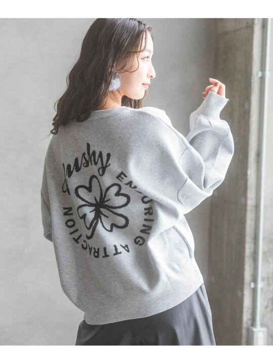楽天市場】【SALE／20%OFF】【洗えるニット】BACKクローバーニット 