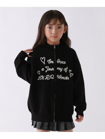 【SALE／50%OFF】【10C REPIPI】メロキュンニットZIPカーディガン 10C REPIPI レピピアルマリオ トップス カーディガン ブラック ホワイト【RBA_E】[Rakuten Fashion]