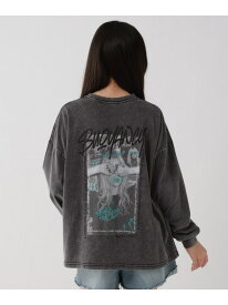 AcidWashルーズT repipi armario レピピアルマリオ トップス カットソー・Tシャツ ホワイト パープル ブラック ブルー【送料無料】[Rakuten Fashion]