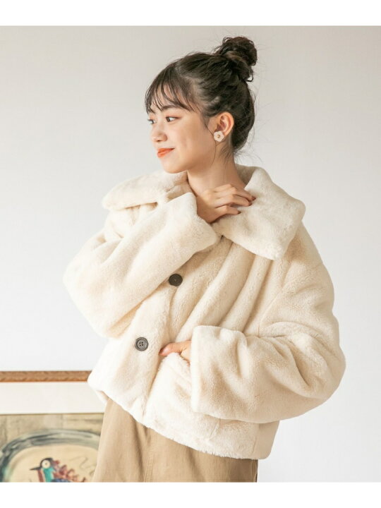 楽天市場】【SALE／50%OFF】(K)モコモコファーコンパクトJKT repipi 