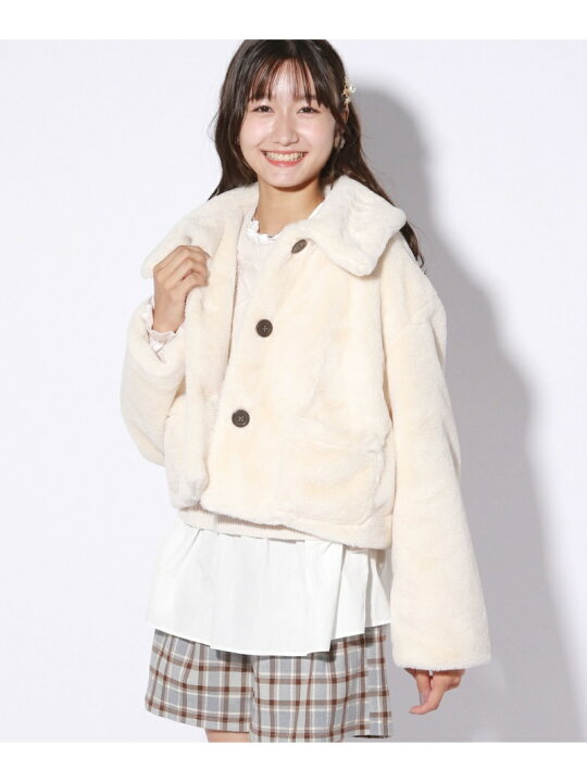 楽天市場】【SALE／50%OFF】(K)モコモコファーコンパクトJKT repipi  