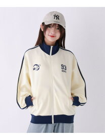 【SALE／50%OFF】ルーズトラックジャケット repipi armario レピピアルマリオ ジャケット・アウター ブルゾン・ジャンパー レッド ネイビー ホワイト ブラック【RBA_E】[Rakuten Fashion]