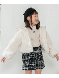 【SALE／40%OFF】【10C REPIPI】洗えるモコモコファーパーカー 10C REPIPI レピピアルマリオ ジャケット・アウター その他のジャケット・アウター ブラウン グレー ホワイト【RBA_E】[Rakuten Fashion]