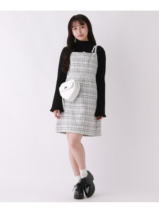 楽天市場】【SALE／50%OFF】ツイードキャミワンピース repipi armario 