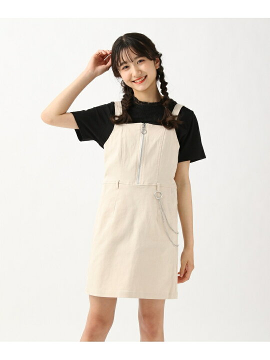 楽天市場 Sale 55 Off タイトジャンスカ Repipi Armario レピピアルマリオ ワンピース キッズワンピース ベージュ ブルー ブラック Rba E Rakuten Fashion Repipi Armario
