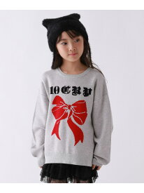 【10C REPIPI】メロキュンニット【マシンウォッシャブル対応】 10C REPIPI レピピアルマリオ トップス ニット ブルー ホワイト ピンク ブラック[Rakuten Fashion]