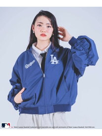 【SALE／20%OFF】【MLB】ZIPアップブルゾン repipi armario レピピアルマリオ ジャケット・アウター ブルゾン・ジャンパー ネイビー ホワイト ブラック【RBA_E】【送料無料】[Rakuten Fashion]