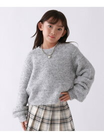 【SALE／50%OFF】【10C REPIPI】ラメシャギーニット 10C REPIPI レピピアルマリオ トップス ニット ピンク グレー ブルー【RBA_E】[Rakuten Fashion]