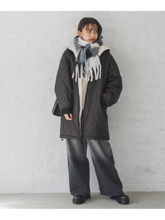 楽天市場】リバーシブルキルトロングコート repipi armario 