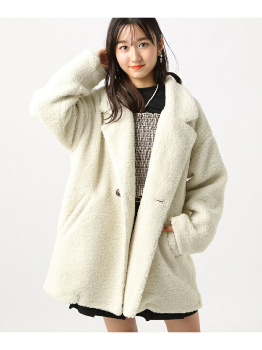 楽天市場】【SALE／57%OFF】ルーズボアコート repipi armario 