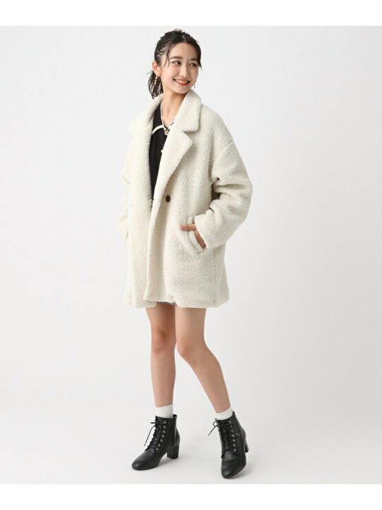 楽天市場】【SALE／57%OFF】ルーズボアコート repipi armario 