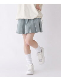 【SALE／40%OFF】デニムプリーツスカート repipi armario レピピアルマリオ スカート ミニスカート グレー ブラック【RBA_E】[Rakuten Fashion]