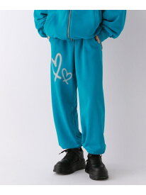 【SALE／50%OFF】スプレーロゴスウェットパンツ repipi armario レピピアルマリオ パンツ ジャージ・スウェットパンツ グレー ブラック ブルー【RBA_E】[Rakuten Fashion]