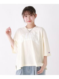 【SALE／50%OFF】【champion/チャンピオン×repipi】カレッジロゴワイドTシャツ repipi armario レピピアルマリオ トップス カットソー・Tシャツ グレー ブラック ブルー パープル グリーン ホワイト【RBA_E】[Rakuten Fashion]