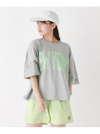 【champion/チャンピオン×repipi】カレッジロゴワイドTシャツ repipi armario レピピアルマリオ トップス カットソー・Tシャツ ホワイト ブラック ブルー パープル【送料無料】[Rakuten Fashion]