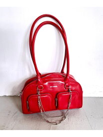 ロングハンドルBAG2 repipi armario レピピアルマリオ バッグ ハンドバッグ レッド ブルー ブラック ホワイト シルバー【送料無料】[Rakuten Fashion]