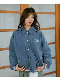 【SALE／50%OFF】コーデュロイスタジャン repipi armario レピピアルマリオ ジャケット・アウター ブルゾン・ジャンパー ブルー ブラウン ブラック【RBA_E】【送料無料】[Rakuten Fashion]
