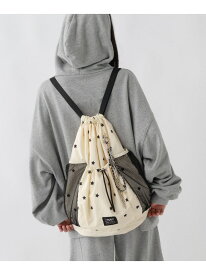 【再入荷】メッシュポケットナップサック repipi armario レピピアルマリオ バッグ リュック・バックパック ブラック ブルー グレー[Rakuten Fashion]