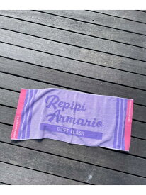 【SALE／20%OFF】カラーフェイスタオル repipi armario レピピアルマリオ ファッション雑貨 ハンカチ・ハンドタオル パープル ホワイト ブルー【RBA_E】[Rakuten Fashion]