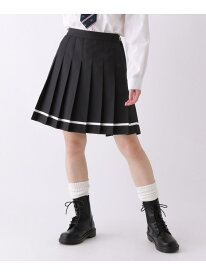 【卒服2026】スソラインスカート repipi armario レピピアルマリオ スカート ミディアムスカート ベージュ ブラック ネイビー【送料無料】[Rakuten Fashion]