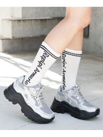 ミドルタテロゴソックス repipi armario レピピアルマリオ 靴下・レッグウェア 靴下 ホワイト[Rakuten Fashion]