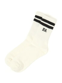 【3P¥1200】RAポイントラインソックス repipi armario レピピアルマリオ 靴下・レッグウェア 靴下 ホワイト[Rakuten Fashion]