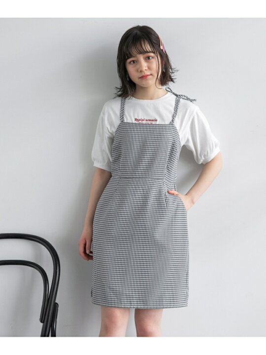 楽天市場 Sale 40 Off パフインナーセットキャミop Repipi Armario レピピアルマリオ ワンピース キッズワンピース グレー ブルー ブラック Rba E Rakuten Fashion Repipi Armario