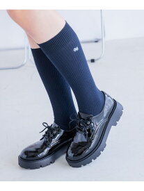 ロゴスクールハイソックス repipi armario レピピアルマリオ 靴下・レッグウェア 靴下 ホワイト[Rakuten Fashion]