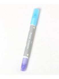 ツインマーカーペン1 repipi armario レピピアルマリオ 文房具 ペン・インク グレー ブルー パープル[Rakuten Fashion]