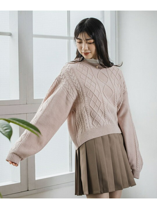 楽天市場】【SALE／50%OFF】(K)5GケーブルニットPOLS repipi armario 