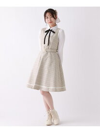 【SALE／40%OFF】【卒服2025】ウエストベルトジャンスカ repipi armario レピピアルマリオ ワンピース・ドレス ワンピース ネイビー ブラック【RBA_E】【送料無料】[Rakuten Fashion]