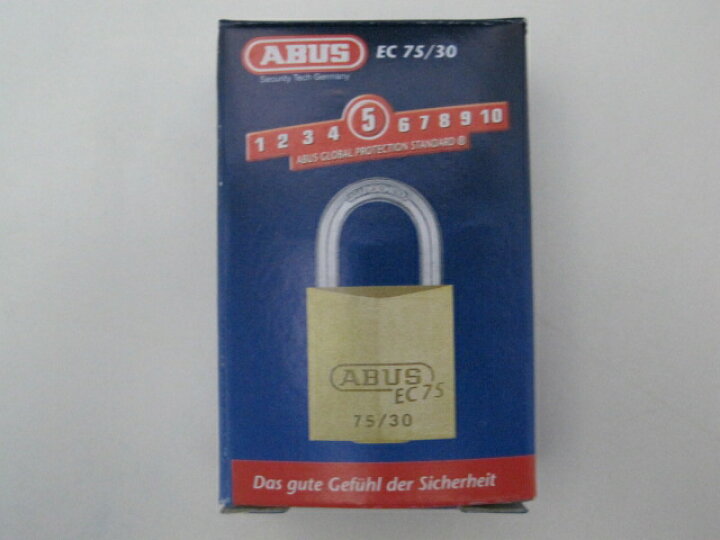 楽天市場】ABUS(アバス)真鍮南京錠ディンプルキータイプ30ミリABUS 