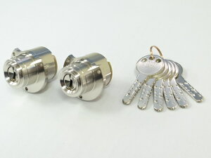 ウェスト社交換用ディンプルシリンダー(WEST917リプレイスシリンダー)TOSTEM(トステム)交換用2個同一純正子鍵6本付917-442SSMCY-442〜447、457、458用☆☆MIWA TOSTEM トステム☆WEST 917-442SS☆☆ ドア 扉 修