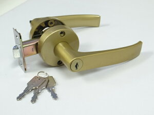 GIA 室内用簡易鍵付レバーハンドル錠32A-ML-AG-50アンチックゴールド色 バックセット50ミリ☆☆GIA ギア☆32A-ML☆ギア GIA☆☆ 玄関 ドア 扉 修理 補修 交換 部品 パーツ