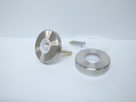 ゴール　レバーハンドル用 丸座 中ワンセットLY-R4　ステン色 直径50ミリ（新型仕様）☆☆GOAL ゴール☆L…